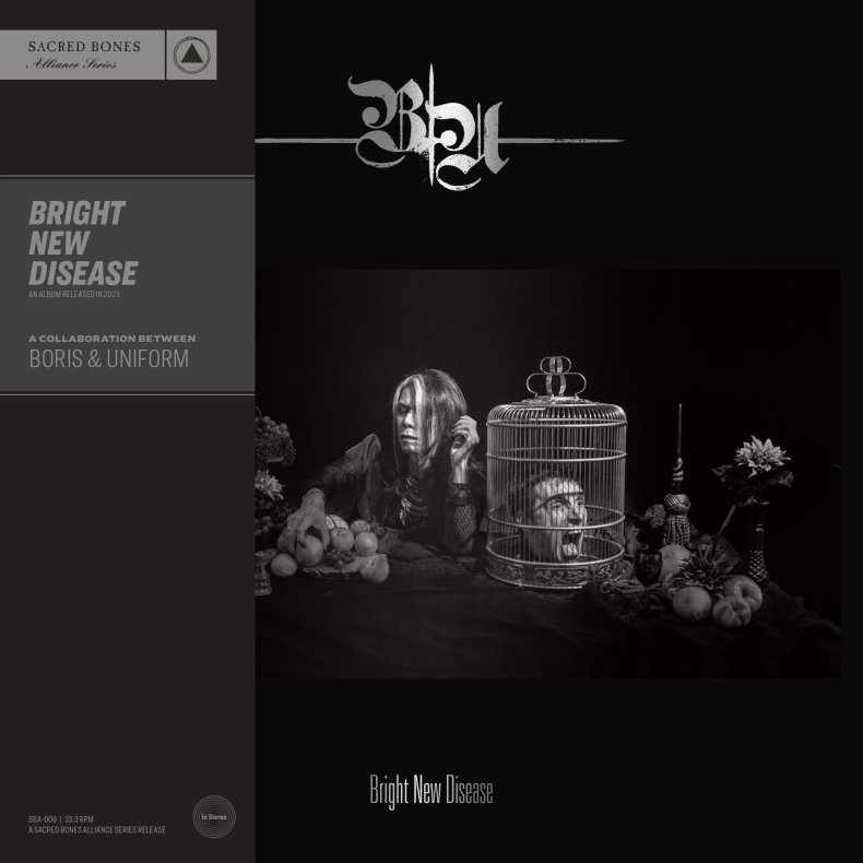 Bright New Disease - 2023 US Sacred Bones Label Red vinyl 9-track LP 