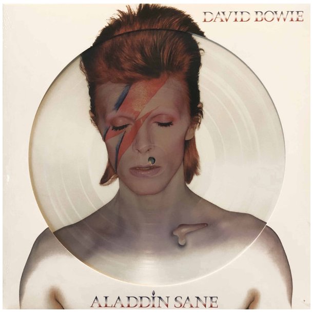 Aladdin Sane - 2013 European Parlophone Label Picture Disc 10-track LP Reissue 