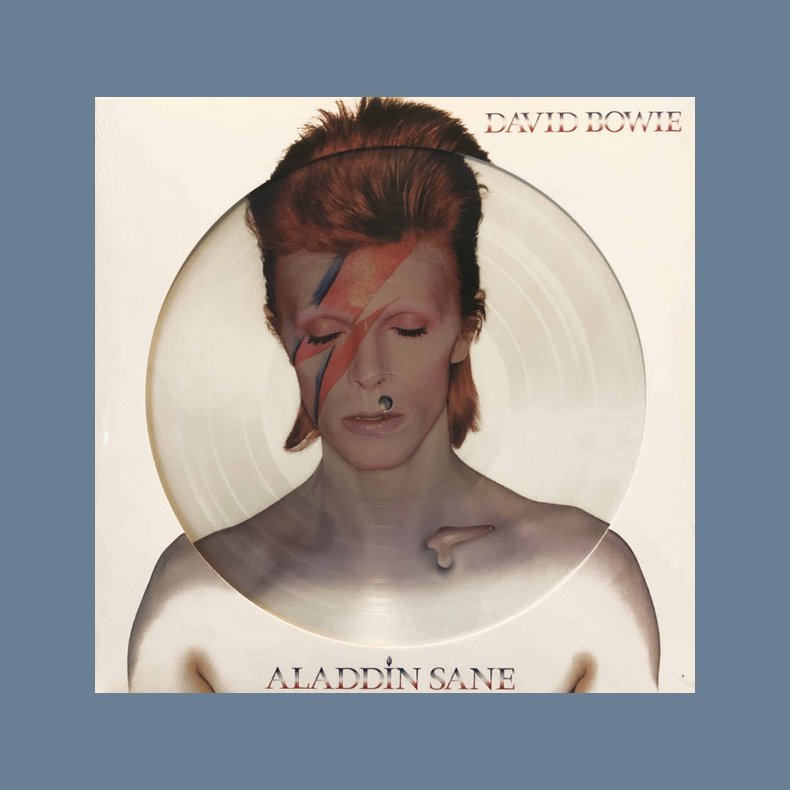 Aladdin Sane - 2013 European Parlophone Label Picture Disc 10-track LP Reissue 