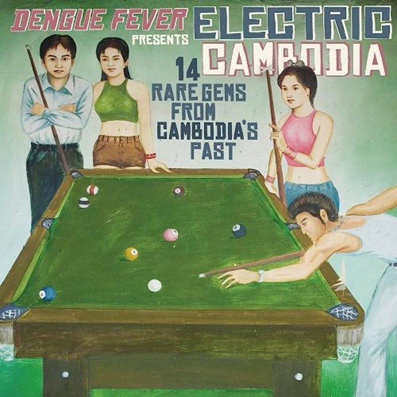 Dengue Fever Presents Electric Cambodia - 2009 US Minky Records Label 12-track LP