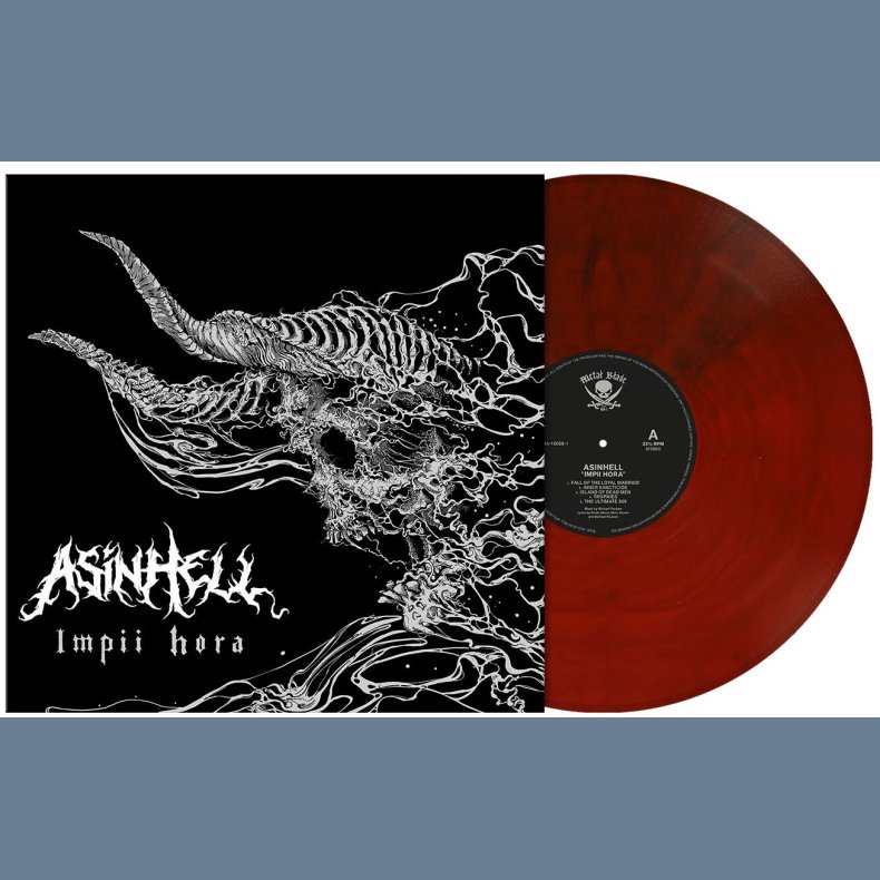 Impii Hora - 2023 European Metal Blade label limited marbled red 10-track LP 