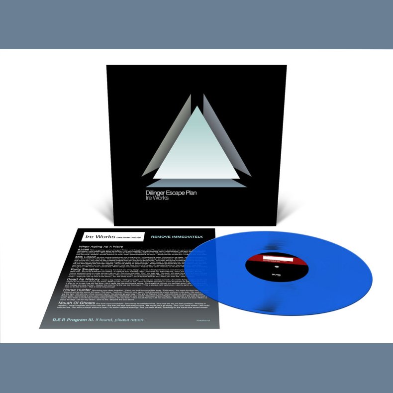 Ire Works - 2023 US Relapse label Clear Blue 13-track LP Reissue