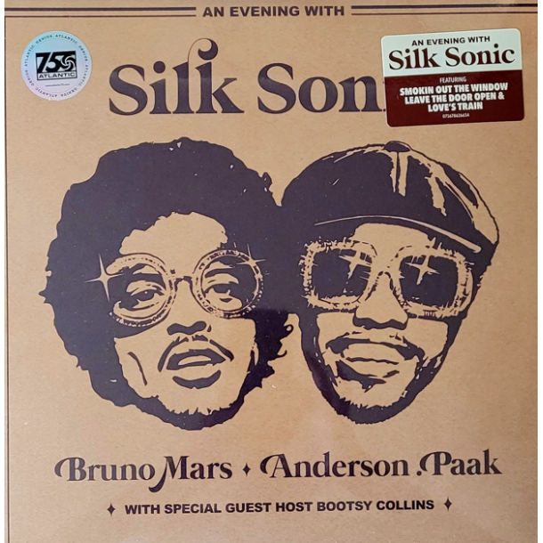 An Evening With Silk Sonic - 2023 European Warner label 10-track LP Reissue