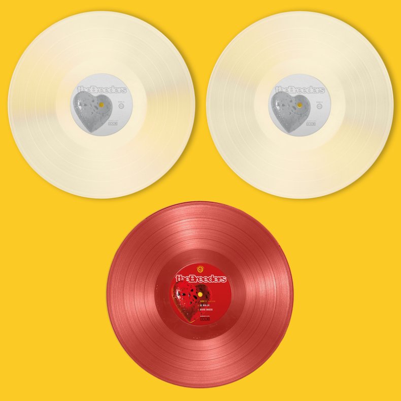 Last Splash - 2023 UK 4AD Label Clear &amp; Red Vinyl 17-track 3LP set Reissue