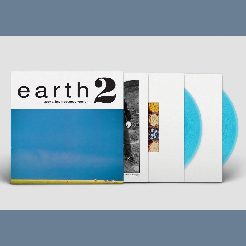 Earth 2 - 2023 US Sub Pop label Glacial Blue 5-track 2LP Reissue