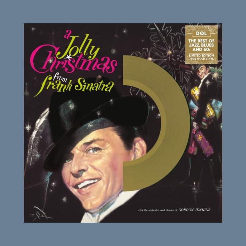 A Jolly Christmas From Frank Sinatra - 2023 European DOL label Gold 12-track LP Reissue