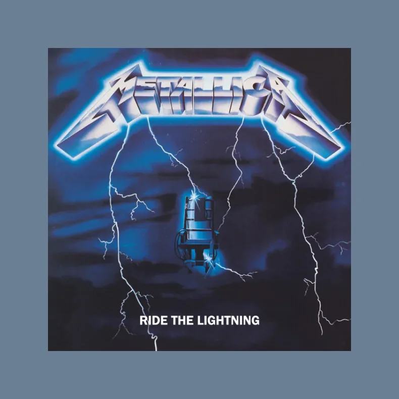 Ride The Lightning - 2023 US Blackened label 8-track LP Reissue