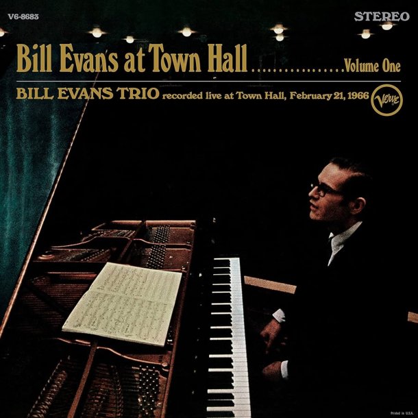 Bill Evans At Town Hall (Volume One) - 2022 European Verve label 4-track LP Reissue