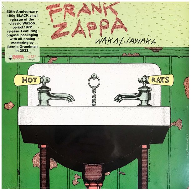  Waka / Jawaka - 2022 European Zappa Records Label 4-track LP Reissue