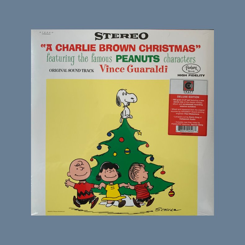 A Charlie Brown Christmas (Deluxe Edition) - 2022 European Craft label 24-track 2LP Reissue