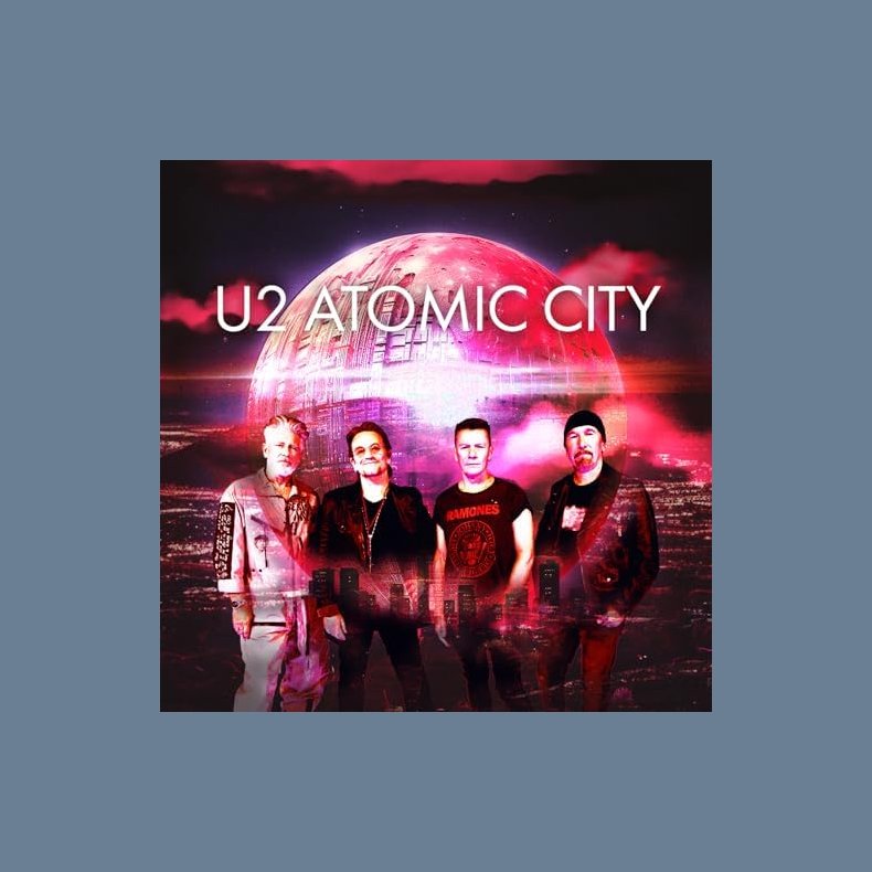 Atomic City - 2023 European Island label Photoluminescent Transparent 1-track 7"