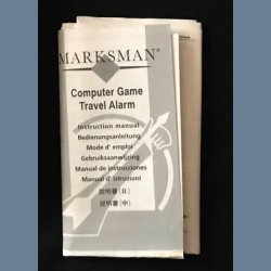 Time Out Of Mind - 1997 European Columbia/Sony label Promotional Issue Travel Alarm Clock