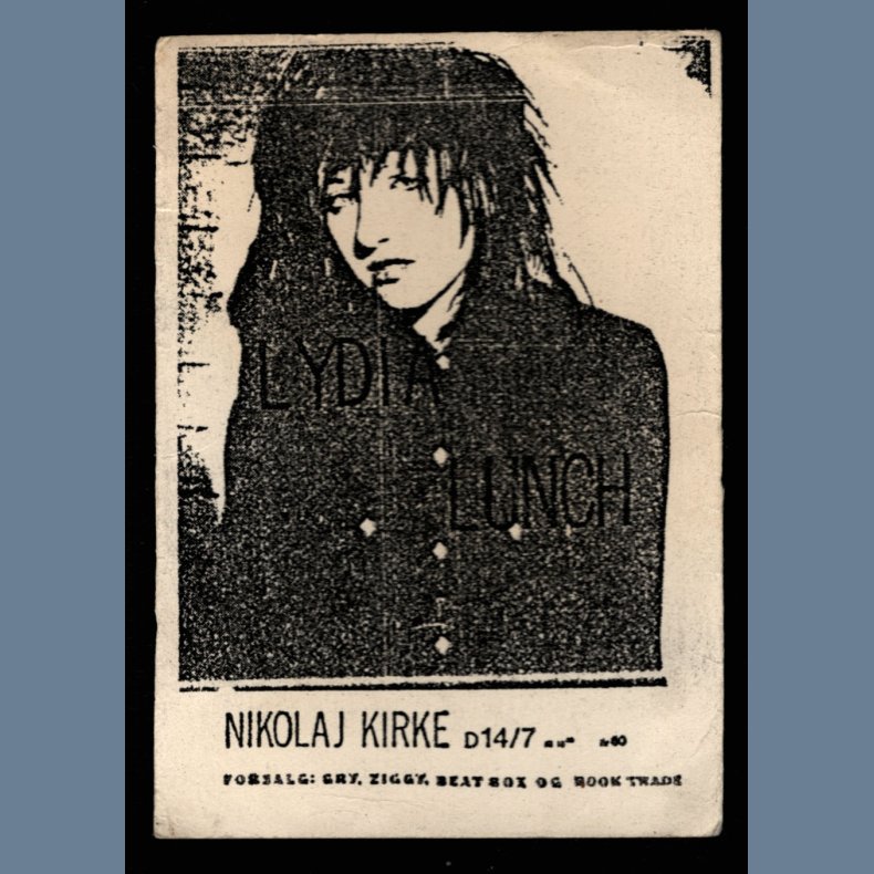 Nikolaj Kirke 14/7 - 1985 Danish Spoken Word Ticket