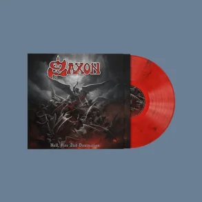 Hell, Fire And Damnation - 2024 European Silver Lining label marbled red 10-track LP 