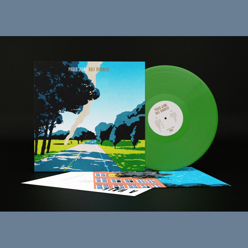 Half Divorced - 2024 European Sub Pop label Coke Bottle Green vinyl 12-track LP