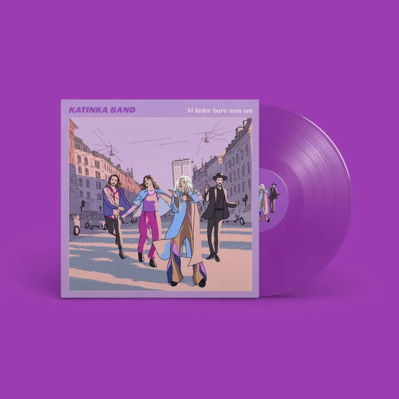 Vi Lader Bare Som Om - 2024 Danish Playground Records Label Purple Vinyl 10-track LP 