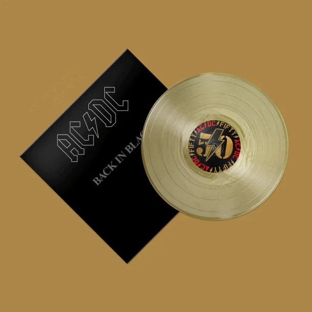Back In Black - 2024 European Columbia label Gold Metallic Vinyl 10-track LP Reissue