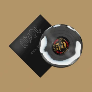 Back In Black - 2024 European Columbia label Black & White Vinyl 10-track LP Reissue