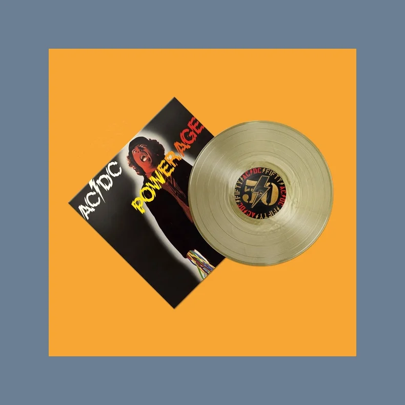 Powerage - 2024 European Columbia Label Gold Metallic Vinyl 9-track LP Reissue 