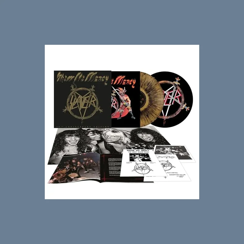 Show No Mercy - 2024 European Metal Blade label 40-years anniversary edition gold 10-track LP box