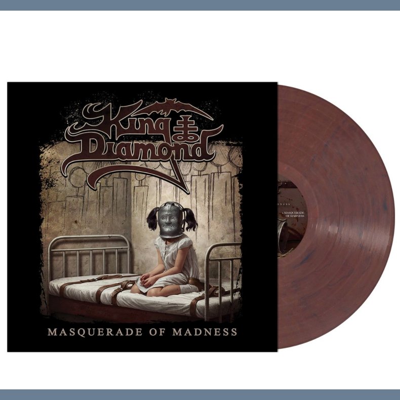 Masquerade Of Madness - 2024 European Metal Blade label clear violet brown marbled 3-track 12" vinyl