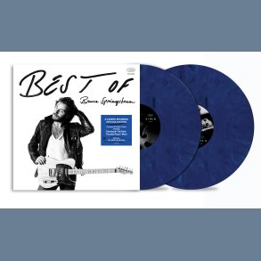 Best Of Springsteen - 2024 European Columbia Label Atlantic Blue Vinyl 18-track 2LP Set 