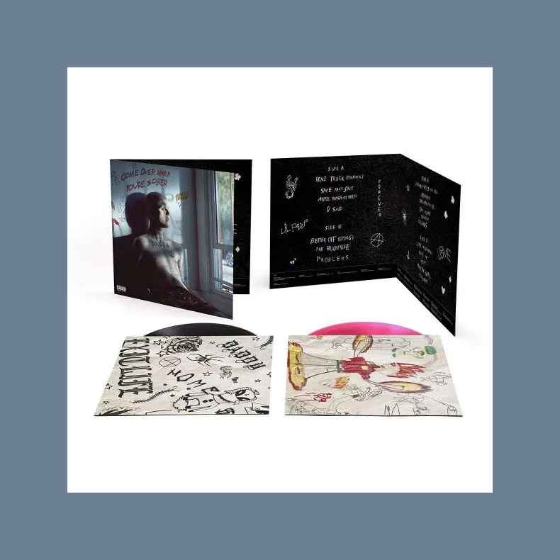 Come Over When You're Sober Pt. 1 &amp; Pt. 2 - 2018 European Columbia label pink/black 18-track 2LP