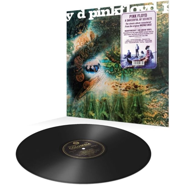 A Saucerful Of Secrets -  2019 European Pink Floyd Label  Remastered 180 Gram Mono LP Reissue