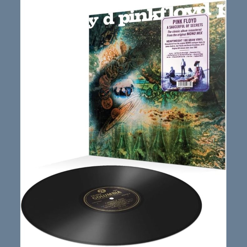 A Saucerful Of Secrets -  2019 European Pink Floyd Label  Remastered 180 Gram Mono LP Reissue