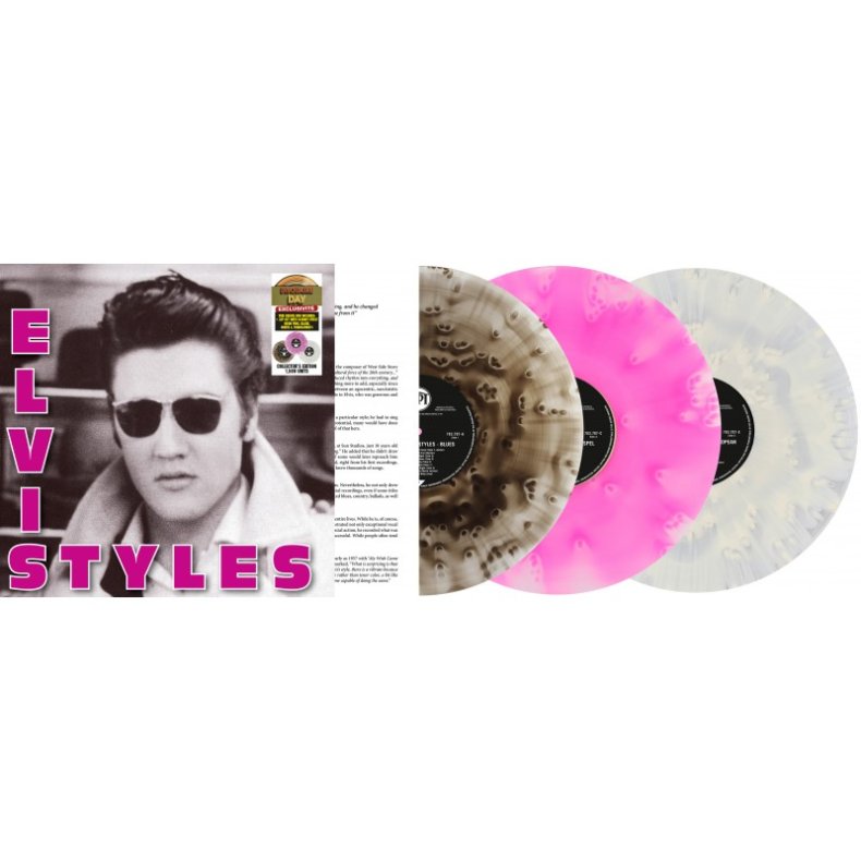 Elvis Styles - 2024 European Culture Factory label Tri-Color vinyl 54-track 3LP - RSD2024