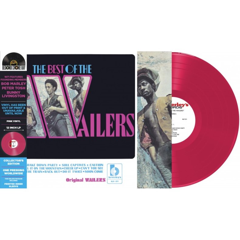 The Best Of The Wailers - 2024 European Culture Factory label Pink vinyl 10-track LP - RSD2024