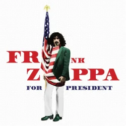 Zappa For President - 2024 EU Zappa label Red/Blue on White Splatter vinyl 7-track 2LP - RSD2024