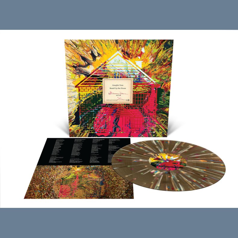 Board Up The House - 2024 US Relapse label Black Rainbow Splatter vinyl 11-track LP Reissue