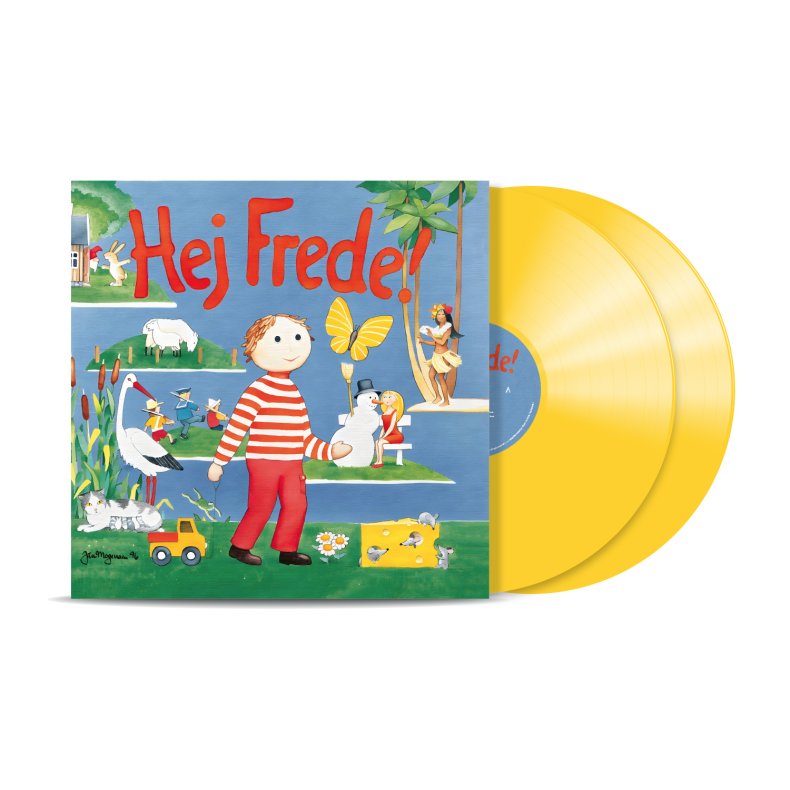 Hej Frede - 2024 Danish Sony Label Yellow Vinyl 19-track 2LP 