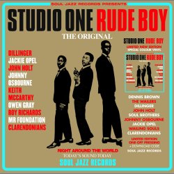 Studio One Rude Boy - 2024 UK Soul Jazz Records label Red/Cyan vinyl 18-track 2LP - RSD2024