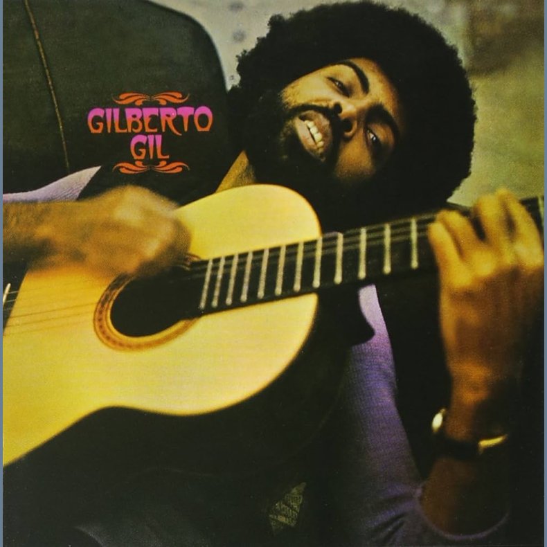 Gilberto Gil - 2020 European Klimt label Transparent Beer vinyl 10-track LP Reissue