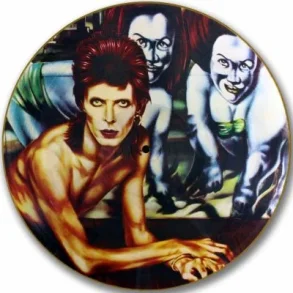 Diamond Dogs - 2024  European Parlophone Records Label Picture Disc 11-track LP Reissue 