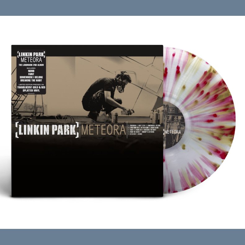 Meteora - 2024 European Warner label Splatter vinyl 13-track LP Reissue 