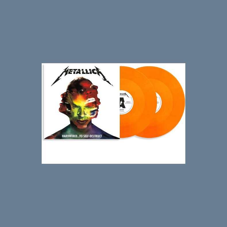 Hardwired...To Self-Destruct - 2024 European Blackened label Flame Orange vinyl 12-track 2LP Reissue