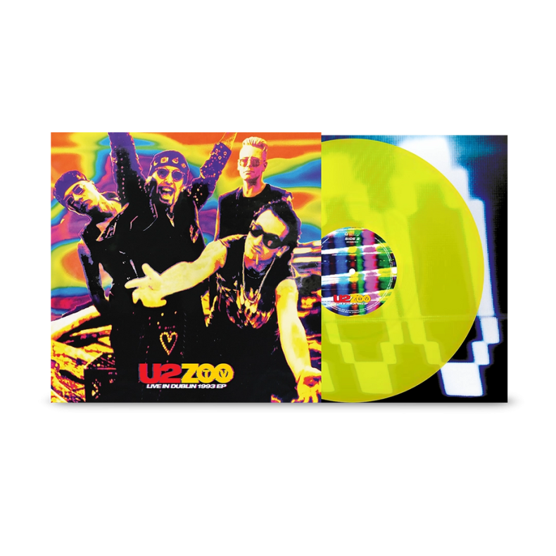 ZOO TV: Live In Dublin 1993 EP - 2024 European Universal Label Neon Yellow vinyl 5-track 12" EP