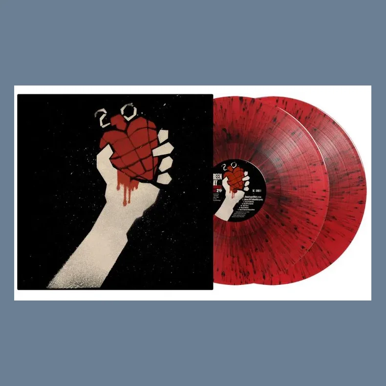 American Idiot - 2024 European Reprise label Red/Black Splatter vinyl 13-track 2LP Reissue