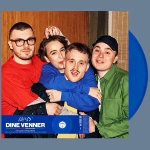Dine Venner - 2024 Danish Universal Label Blue Transparent Vinyl 13-track LP 