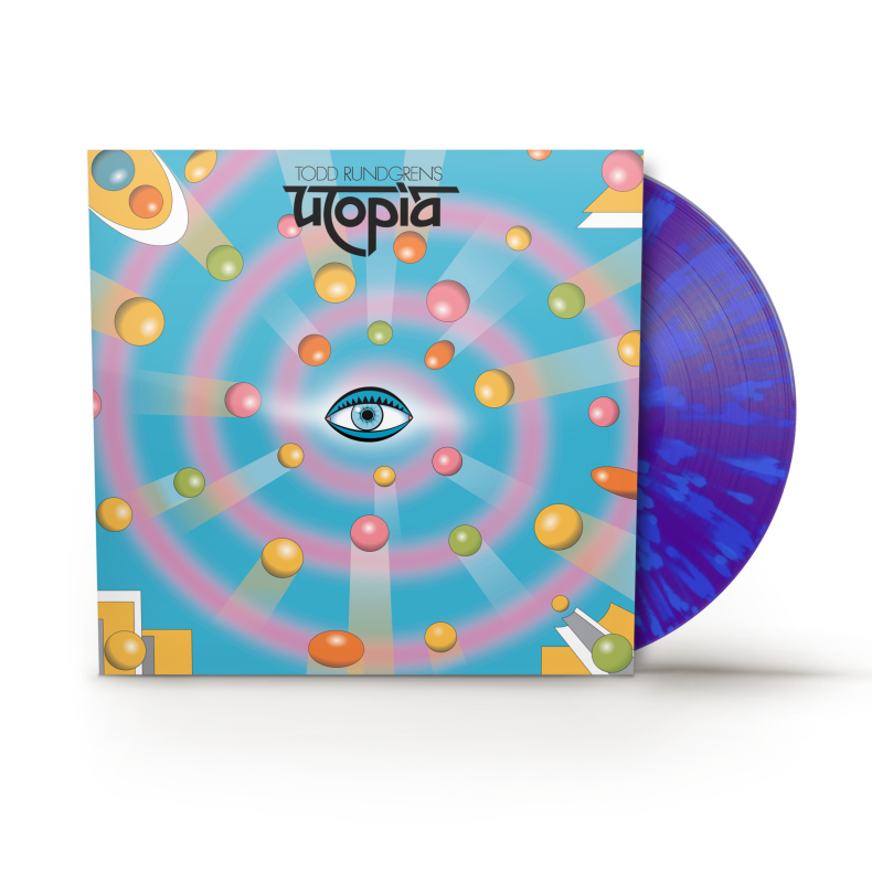 Todd Rundgren's Utopia - 2024 UK Rhino Pure label Purple/Blue Vinyl 4-track LP - Black Friday 2024