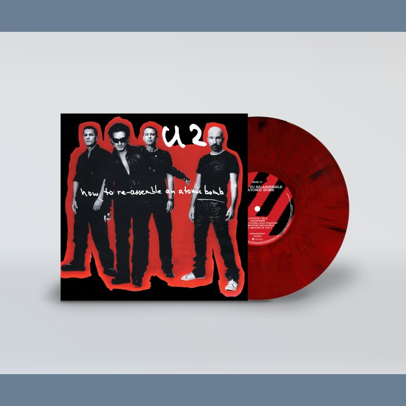 How to Re-Assemble An Atomic Bomb - 2024 Island label Red &amp; Black Marbled LP - Black Friday 2024