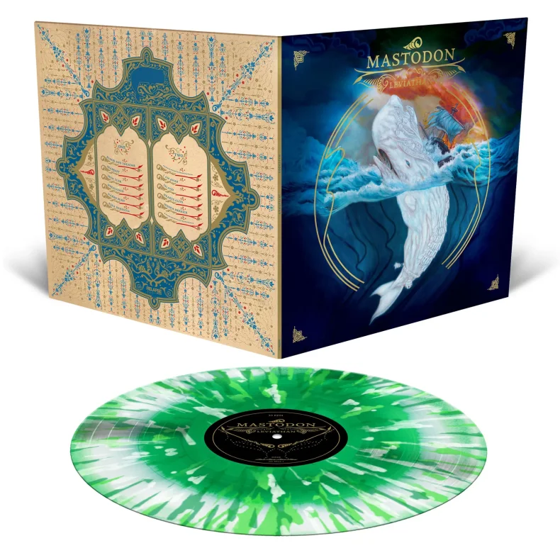 Leviathan - 2024 US Relapse label Green Splatter Vinyl 10-track LP Reissue