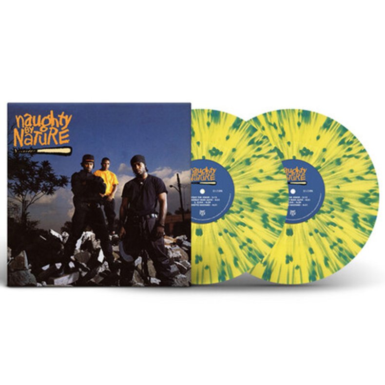 Naughty By Nature - 2021 European Tommy Boy Label Blue/Yellow Splatter Vinyl 13-track 2LP Set 