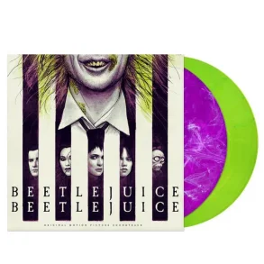 Beetlejuice Beetlejuice - 2024 European Waxwork Label Lime Green & Purple Vinyl 13-track 2LP Set