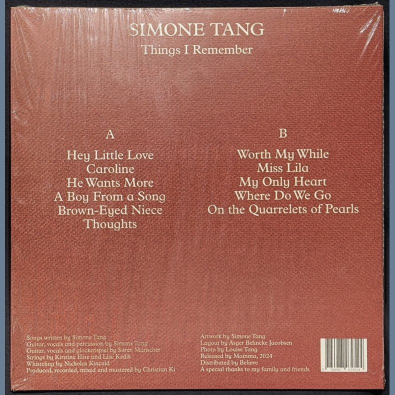 Things I Remember - 2024 Danish Mamma label 11-track LP