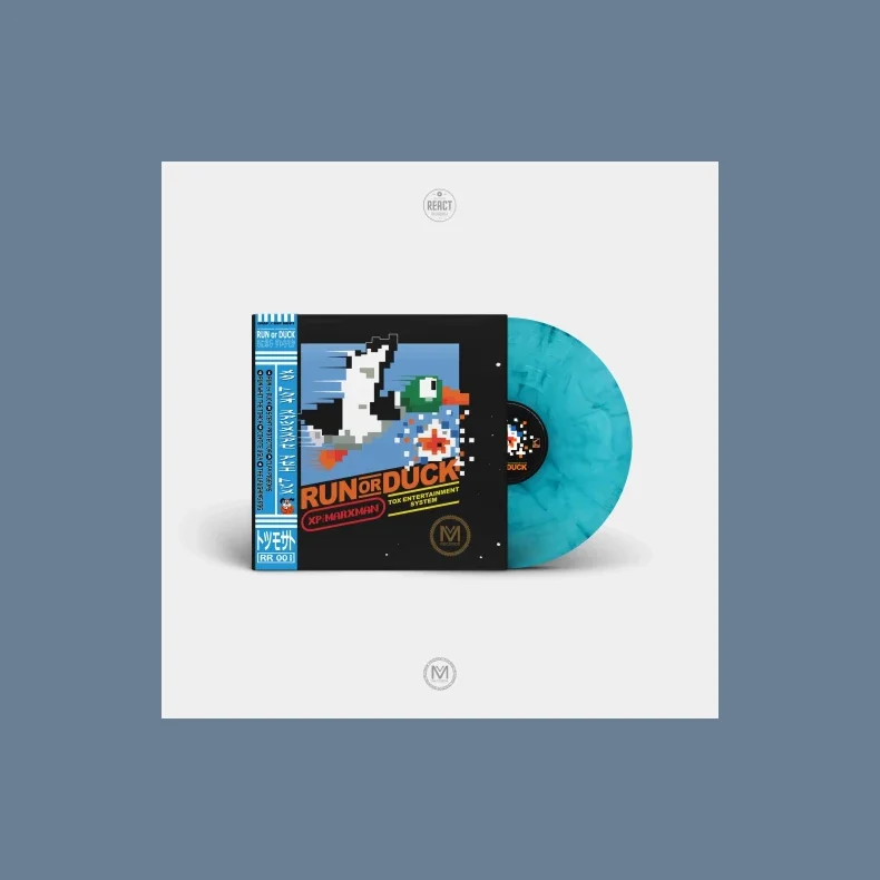 Run Or Duck - 2024 European Mijo Music Records label Miami Blue vinyl 12-track 12" EP