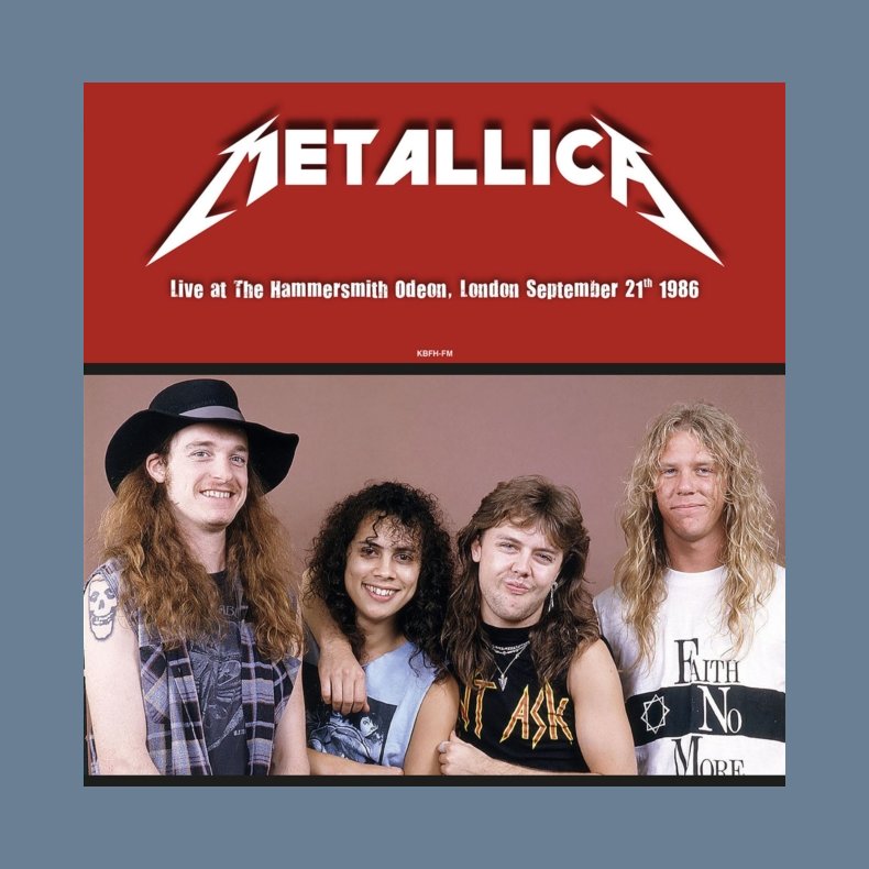 Live At The Hammersmith Odeon London September 21th 1986 - 2024 European Dol Label 9-track LP
